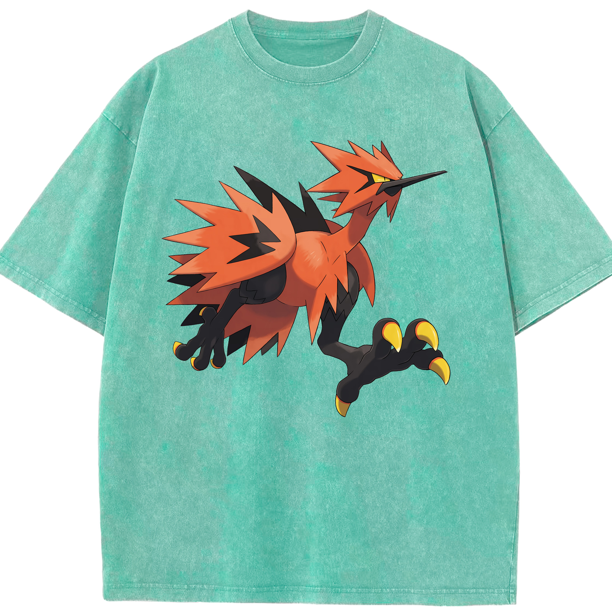 （画像用） ポケットモンスター Pokémon 綿100% ヴィンテージ風 半袖Tシャツ（フロントプリント）